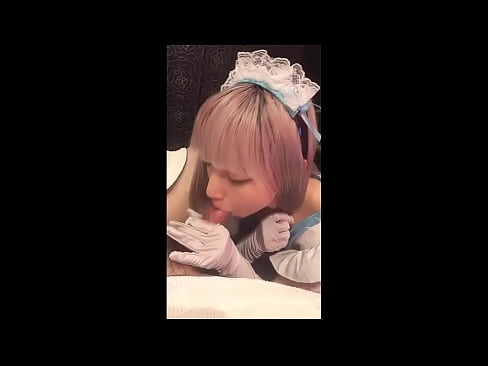 ❤️ יפני איידול [מאיוקה], תחפושת עוזרת צרפתית, חלק 1, מציצה וטלטלה עם קרם ️ פורנו תוצרת בית אצלנו ❌❤